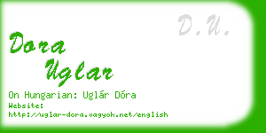 dora uglar business card