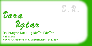 dora uglar business card